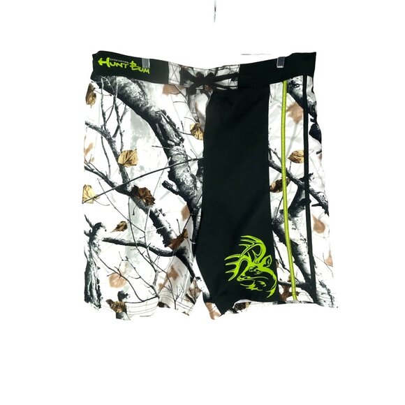 Legendary Hunt Bum Men’s Camouflage Outdoor Shorts Size XL Elastic Waist Drawstr - Picture 1 of 9